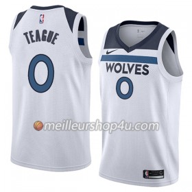 Maillot Basket Homme Minnesota Timberwolves Jeff Teague 0 Nike 2017-18 Blanc Swingman